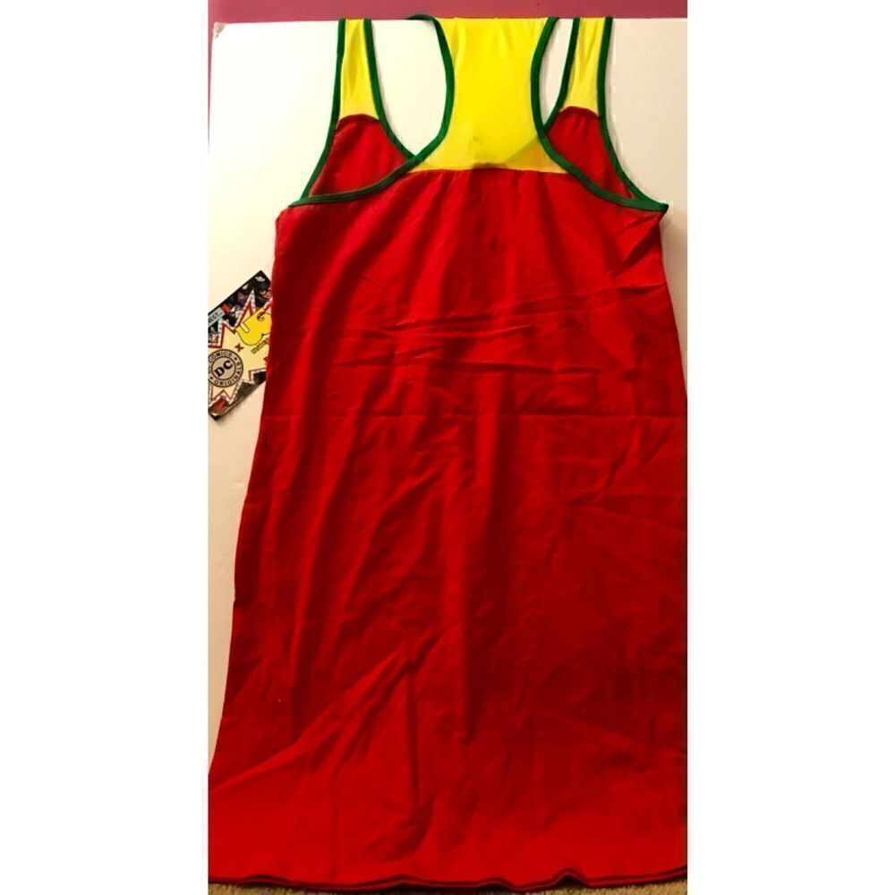 DC Batman Robin Sleepshirt/Nightgown Cosplay Racerback Mesh Sz.M Valentine’s Day - Picture 5 of 7